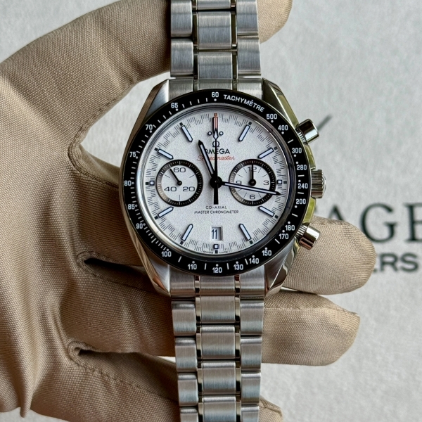 Omega Speedmaster Racing White Dial Chronograph