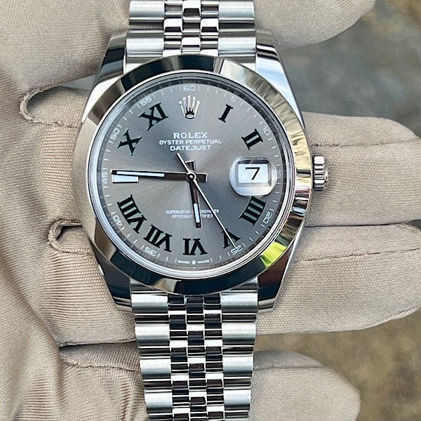 Rolex Datejust 41 Wimbledon Dial Jubilee Bracelet
