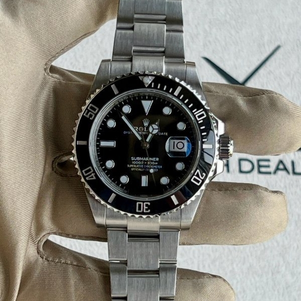 Rolex Submariner Date Black Dial Black Bezel